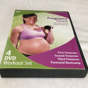 Mill Creek Entertainment 4 DVD set Pregnancy Fitness 1-3 trimester & postnatal